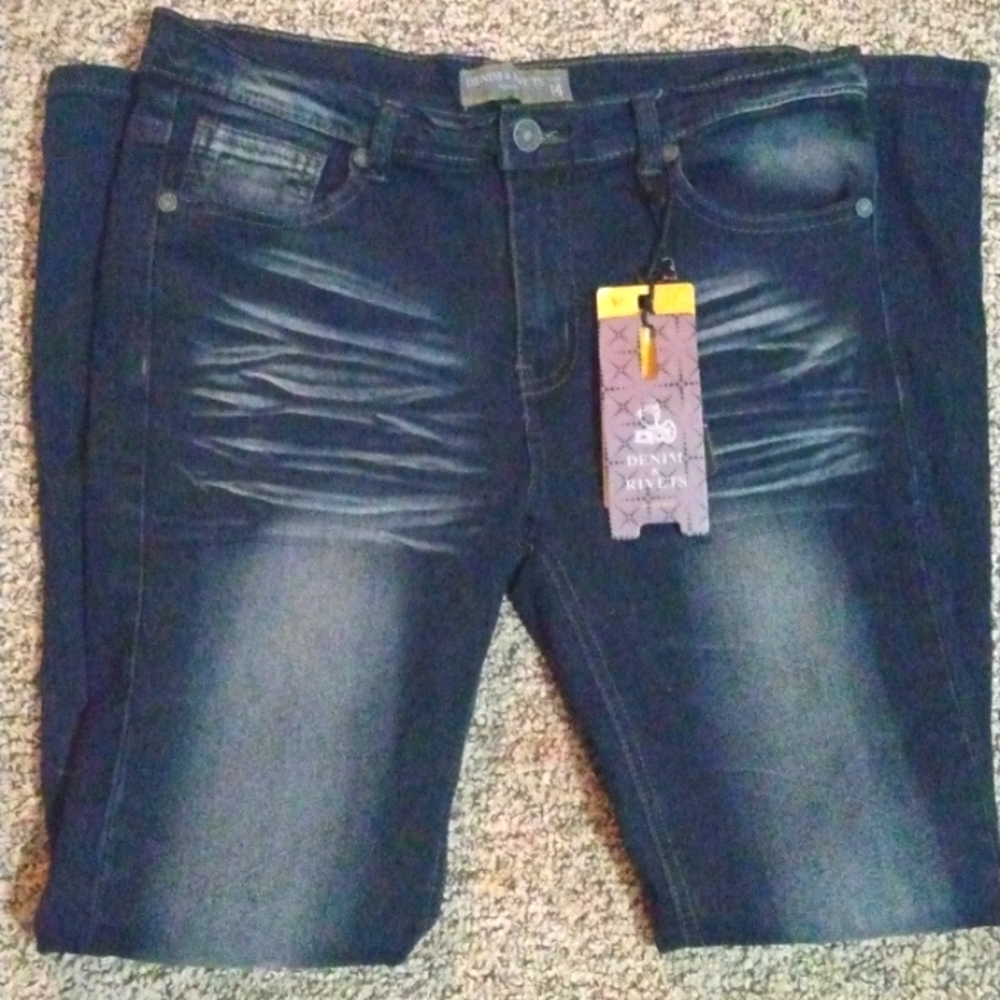 NWT Boys Denim Jeans, Size 14